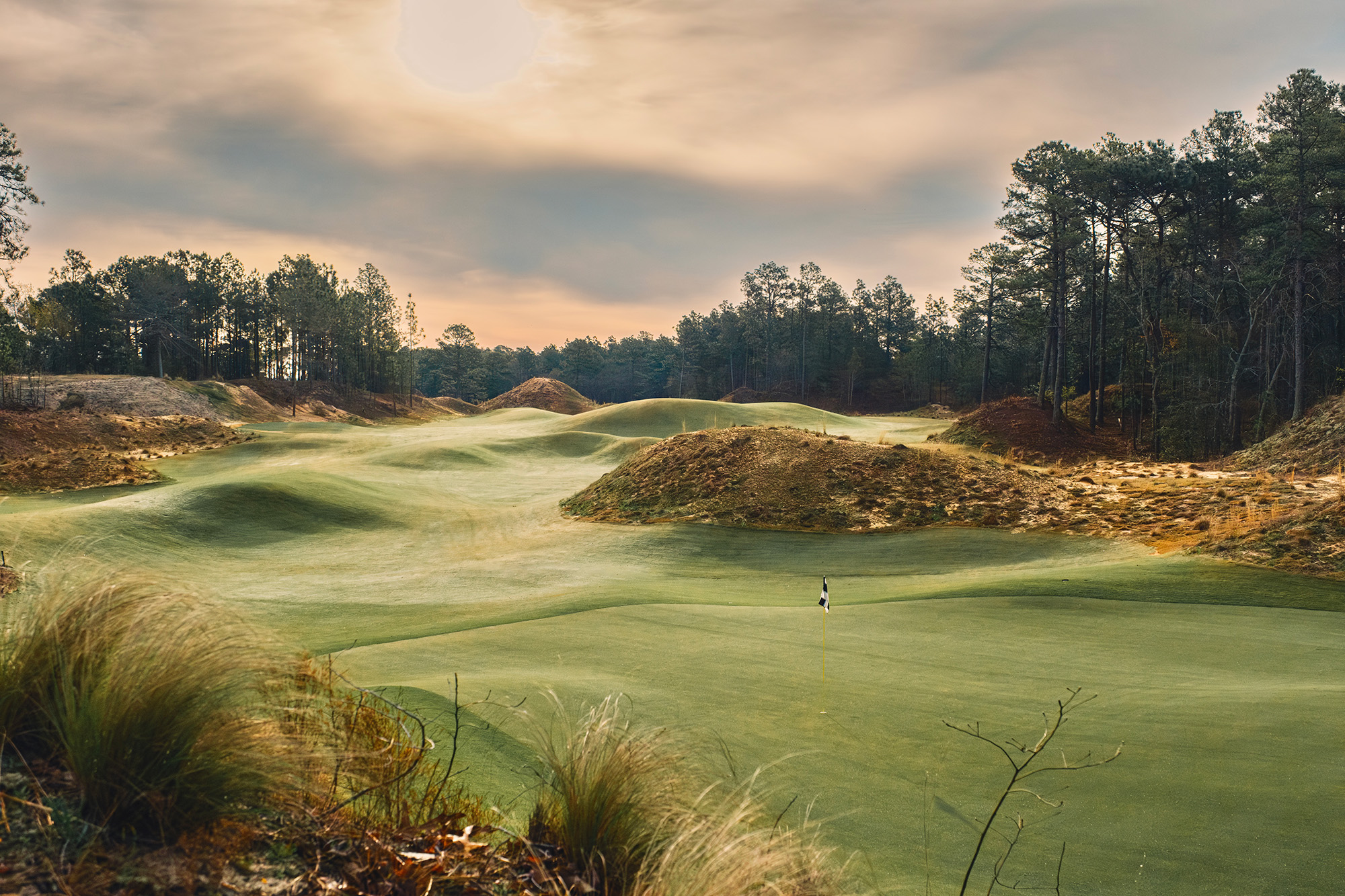 Pinehurst course fairway view