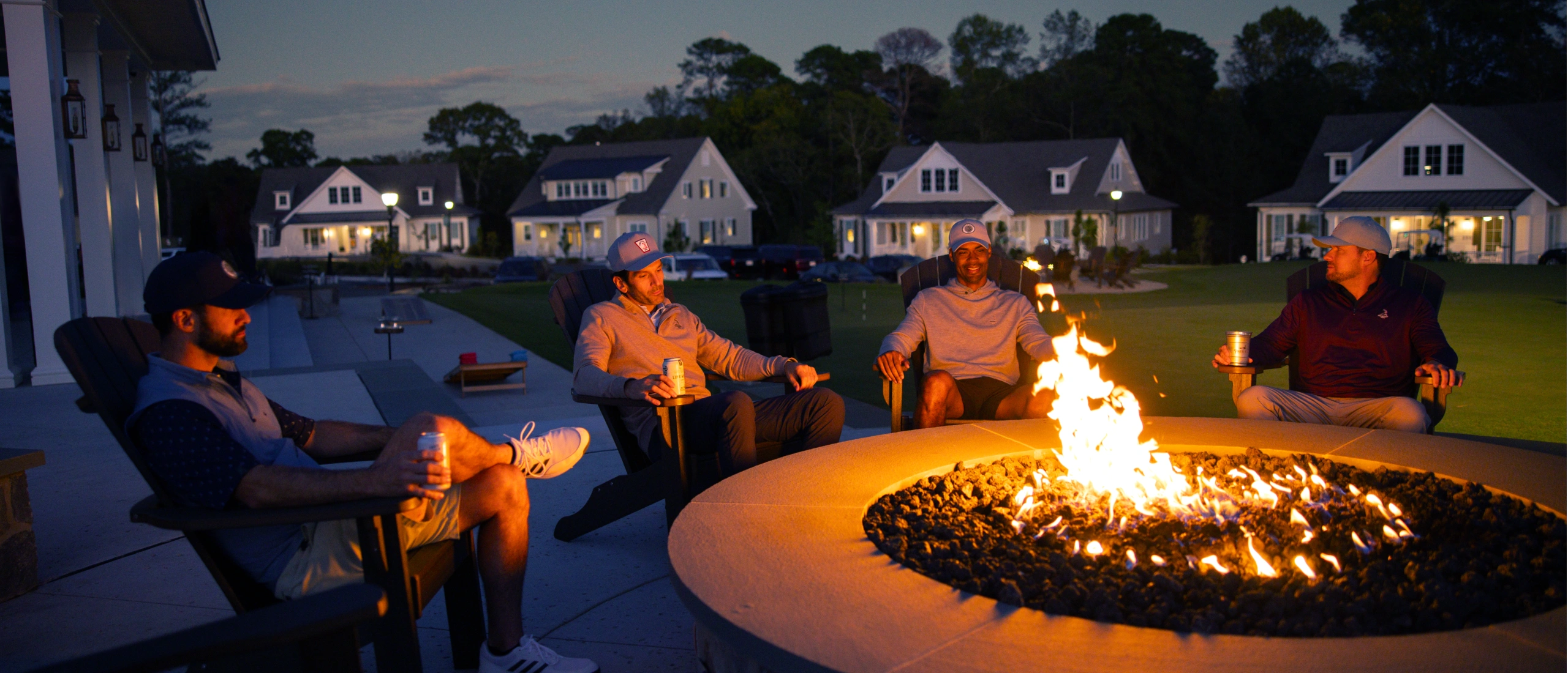 Aerial view of Pinehurst course